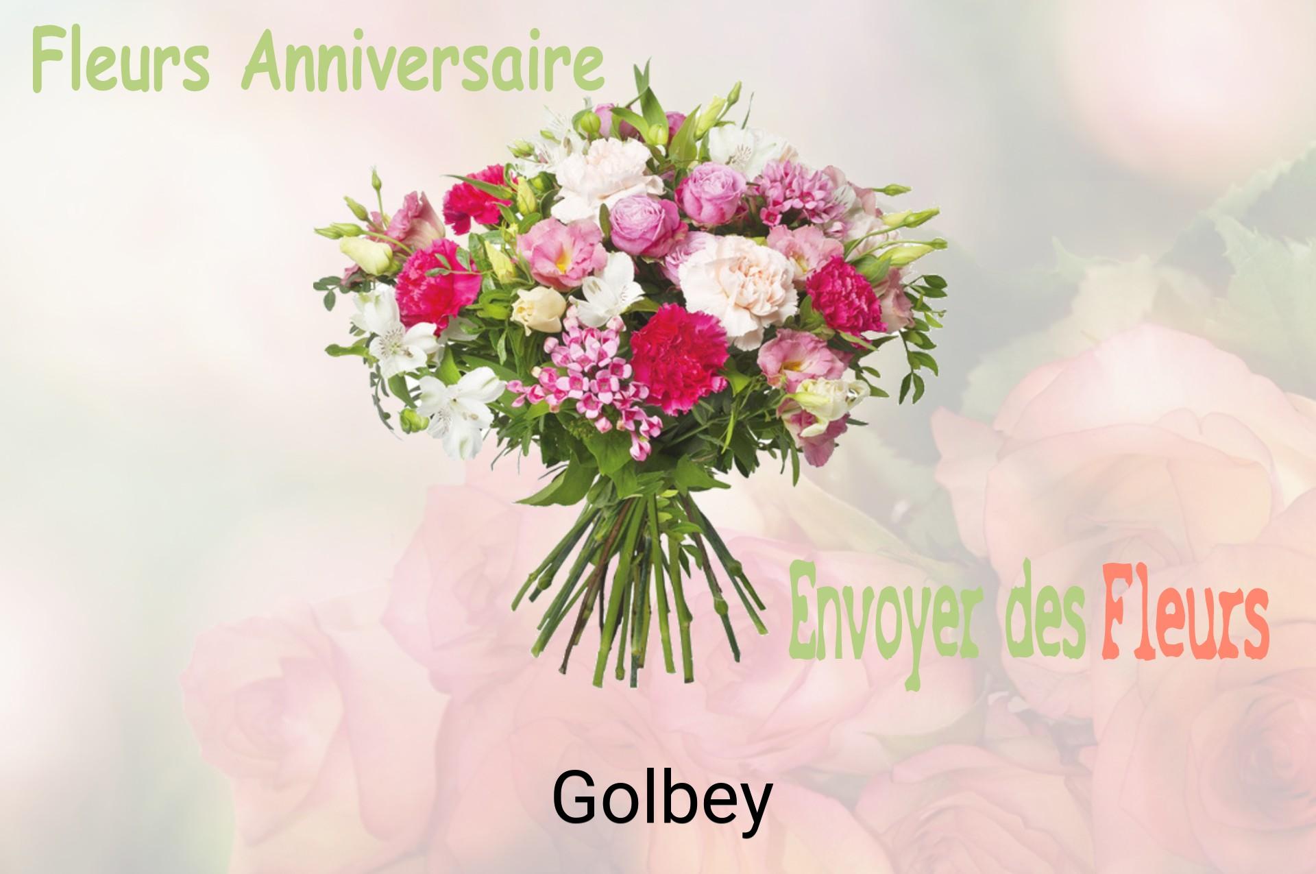 Bouquet de fleurs d’anniversaire livré à Golbey